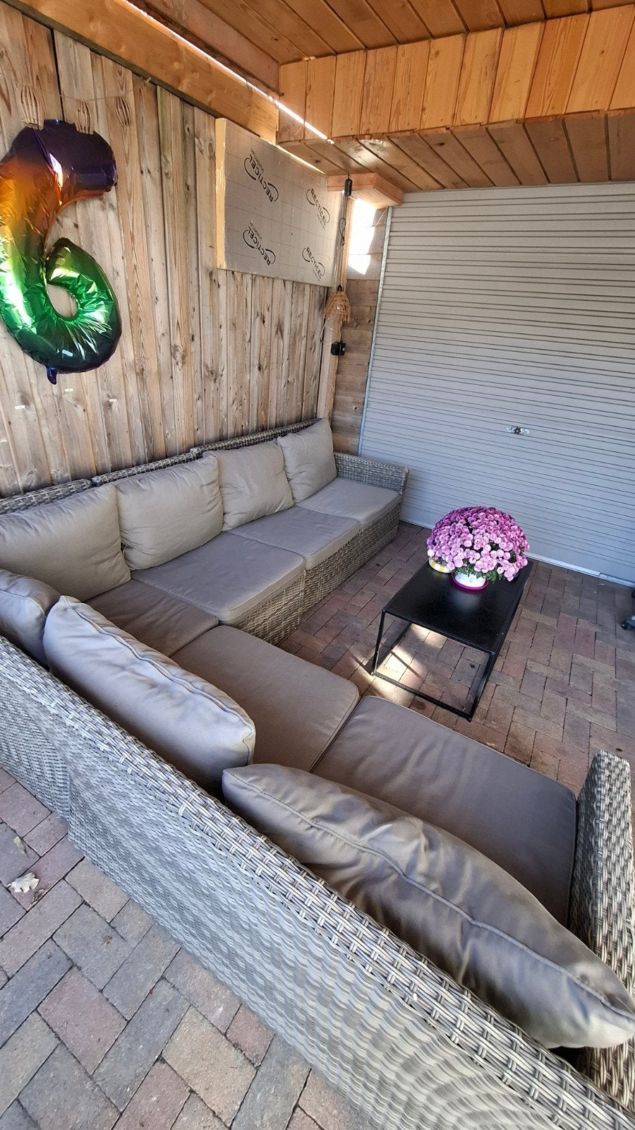 loungeset, Ophalen, Kunststof