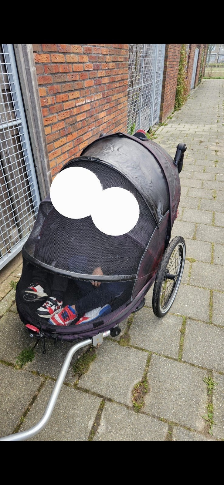 fietskar, Ophalen, Gebruikt, Kinderkar