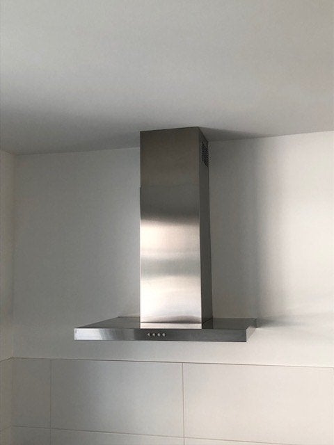afzuigkap, Witgoed en Apparatuur, Afzuigkappen, Ophalen, Gebruikt, Wandschouwkap, Inbouw