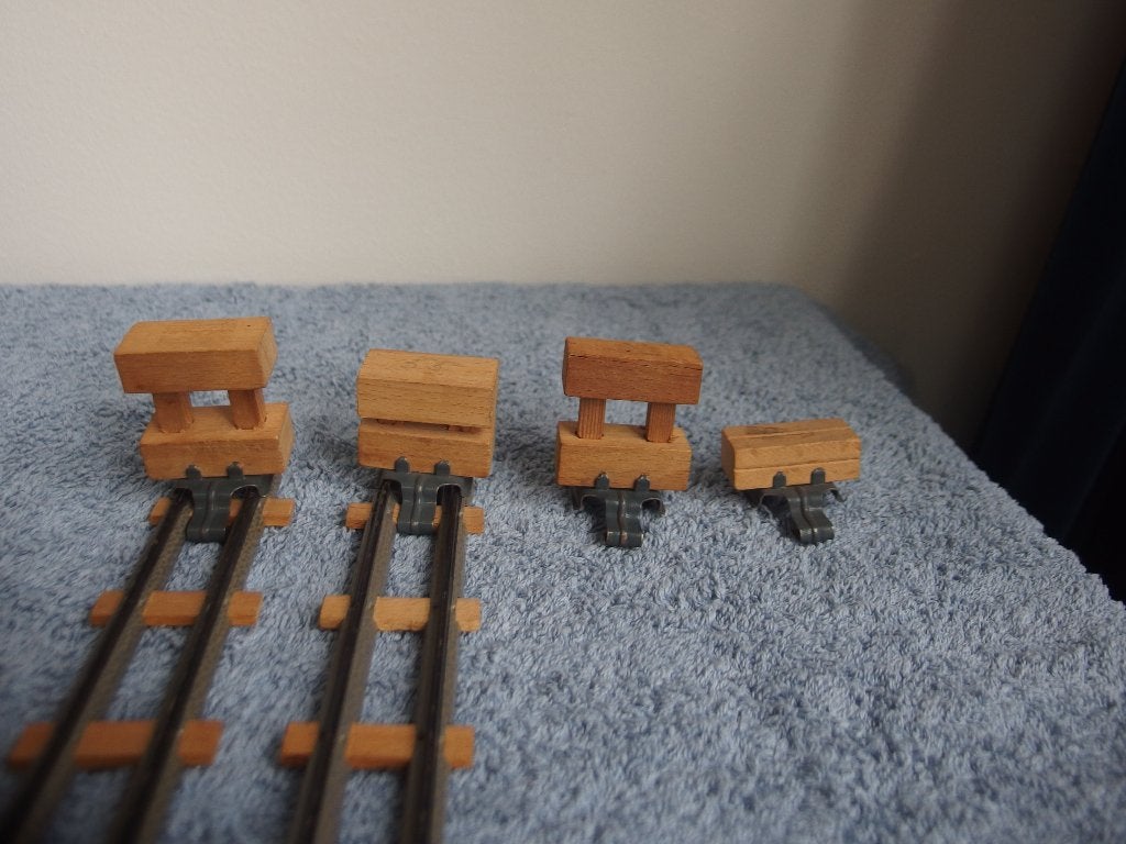 Biller Bahn stootblokkenset Model nr. 004, 014 & 015, Overige merken, Gebruikt, Gelijkstroom, Overige typen