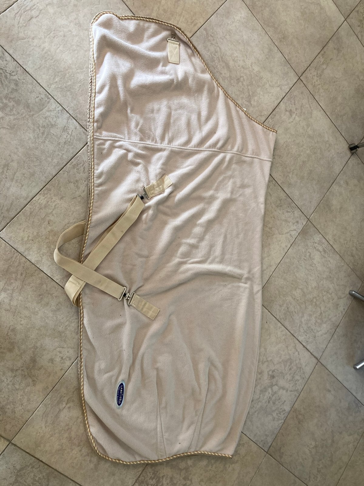 Zweetdeken 145cm rug, Cob (M), Zweetdeken, Zo goed als nieuw, Beige