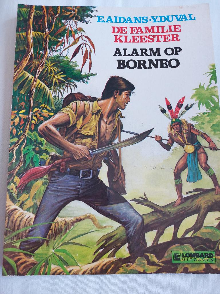 de familie Kleester, alarm op Borneo, Eén stripboek, Ophalen of Verzenden