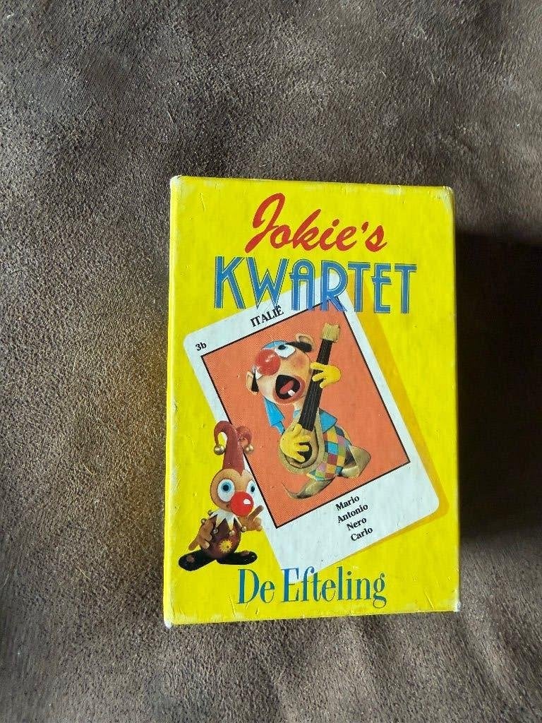 Jokie's Kwartet De Efteling - Vintage Kaartspel, Ophalen, Gebruikt, Gebruiksvoorwerp