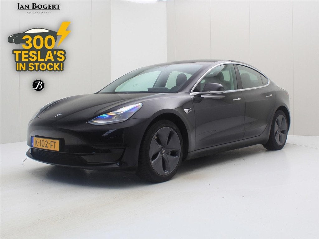 Tesla Model 3 Standard RWD Plus 89% SoH [ LFP-ACCU+AUTOPILOT, Auto's, Automaat, Achterwielaandrijving, Gebruikt, Zwart