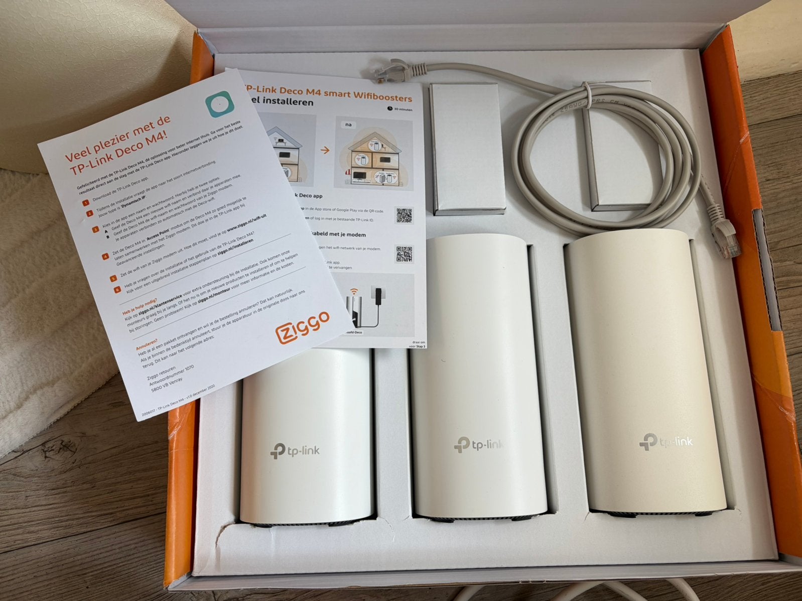 TP-link deco M4 smart wifibooster, nieuw en nooit gebruikt, Ophalen of Verzenden, Nieuw