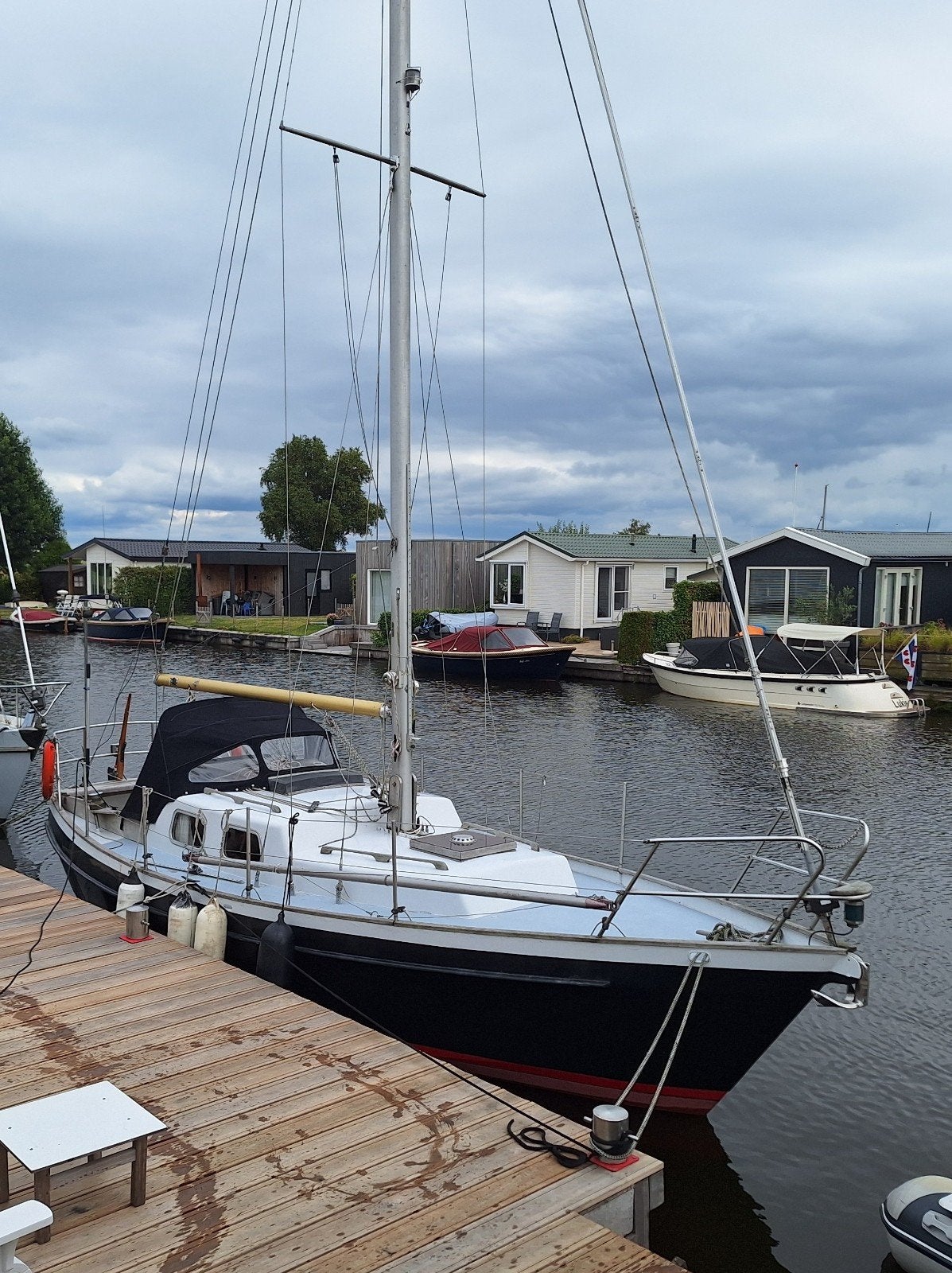Kajuitzeilboot staal. langweer evt.inr. Randmeer Polyvalk, Watersport en Boten, Ophalen, Staal