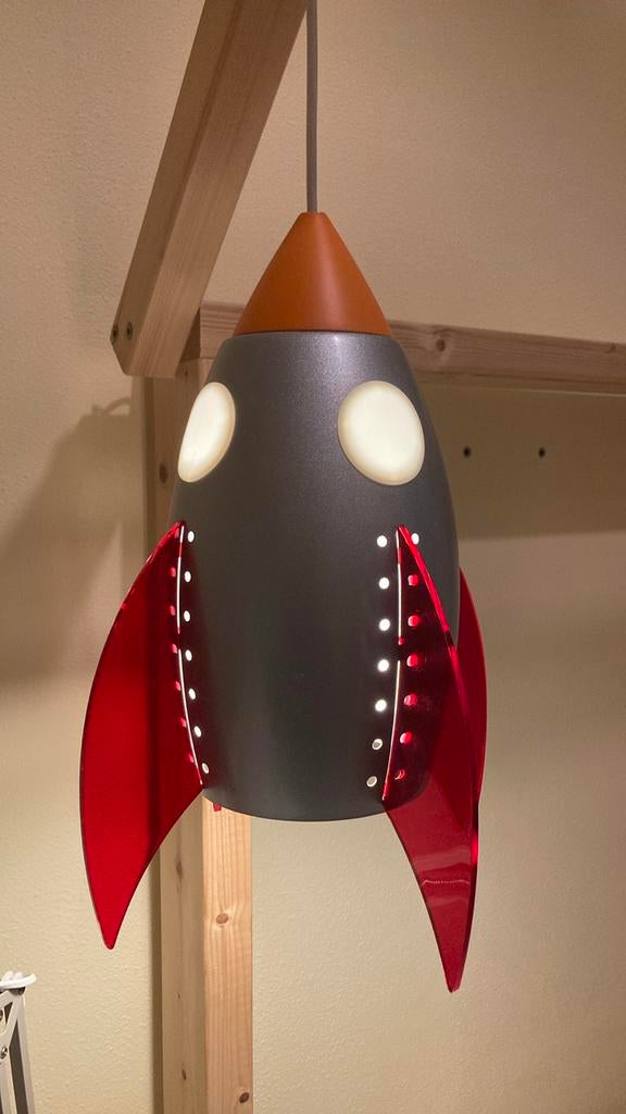 Leuke raketlamp voor kinderkamer, Ophalen of Verzenden, Zo goed als nieuw