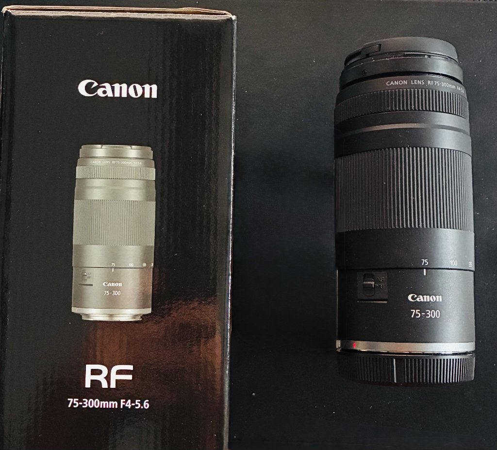 Canon RF 75-300mm F4-5.6 objectief / zoomlens, Audio, Tv en Foto, Canon, Zoom, Nieuw, Canon RF