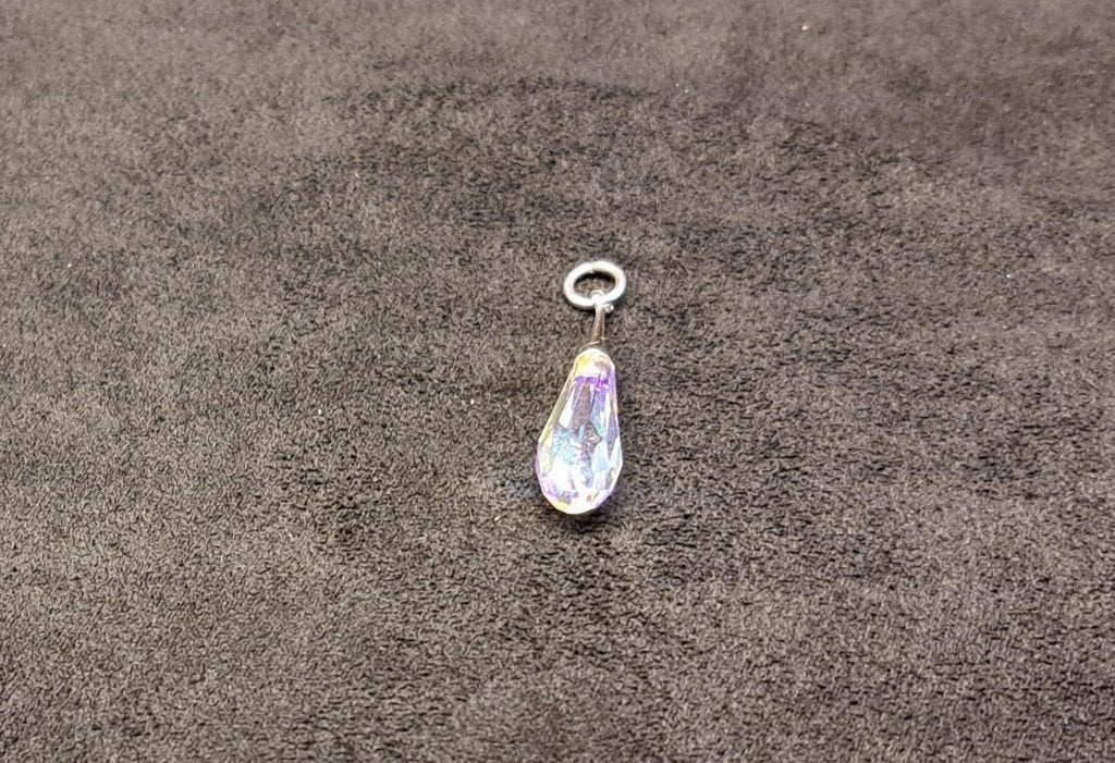 Schitterende in facet geslepen hanger van angel aura, Overige voorstellingen, Verzenden, Wit, Nieuw