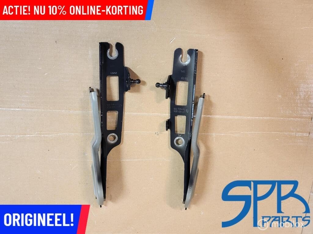 MOTORKAPSCHARNIEREN SET VW TIGUAN 571 CT1 RECHTS LINKS ZWART, VOLKSWAGEN, Volkswagen, Nieuw, Ophalen of Verzenden