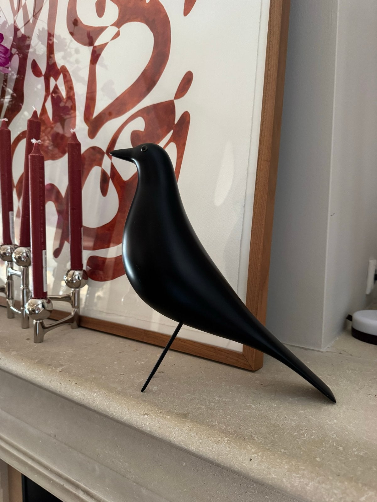 Vitra Eames House Bird - Black Ash, Ophalen, Hout, Zwart, Zo goed als nieuw