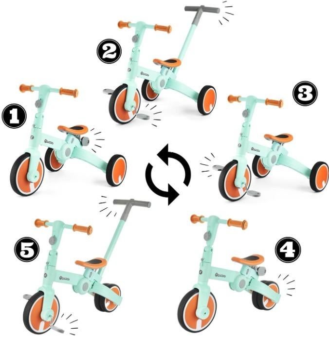 kids tricycle / balance bike, Fietsen en Brommers, Fietsen | Kinderfietsjes, Ophalen, Zo goed als nieuw, Minder dan 16 inch, Zijwieltjes