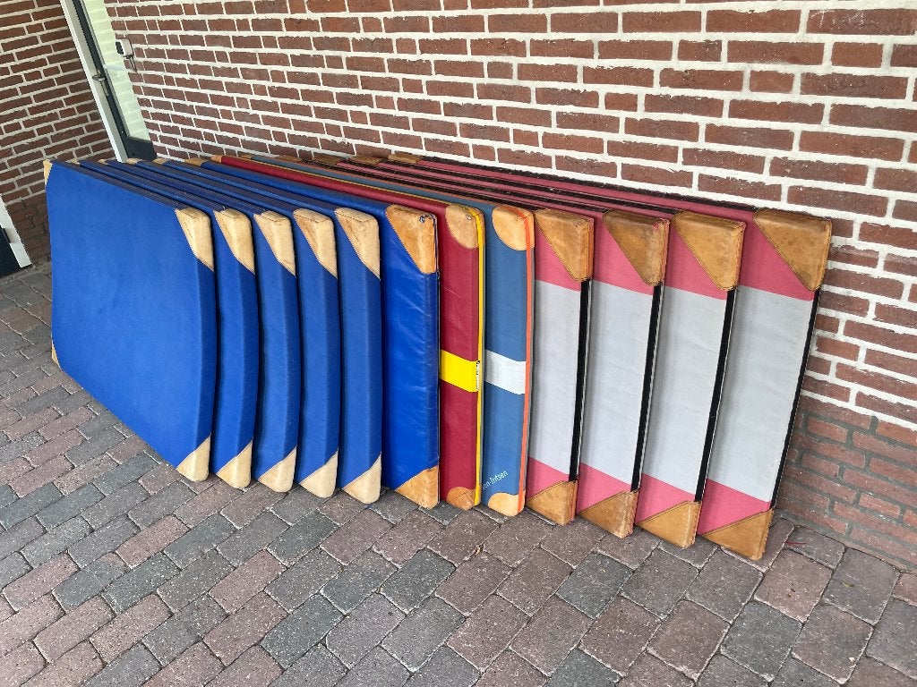 Turnmatten, gymmat turnmat, gymmatten sportmat, valmat, Sport en Fitness, Turnen, Ophalen, Gebruikt, Overige kleuren, Materiaal