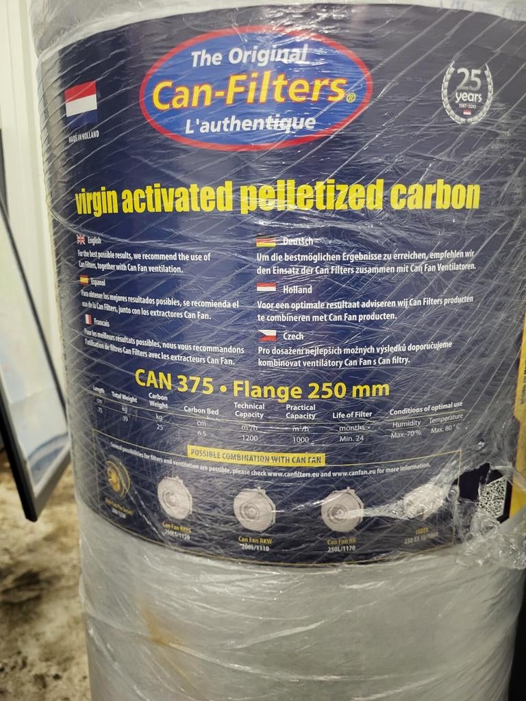 Can-Filters Koolstoffilter CAN 375 Flens 250 mm, Ophalen of Verzenden, Nieuw, Afzuiger