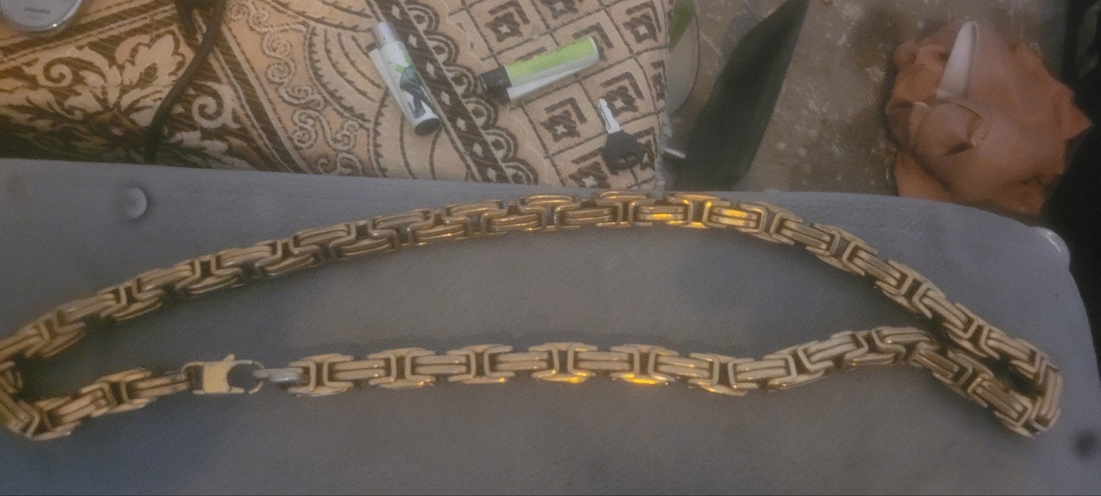 lees Goed alsjeblieft.  doublet goudt te koop, Ophalen of Verzenden, Goud, Goud