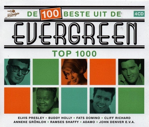 De 100 Beste Uit De Evergreen Top 1000 (4 CD) Nieuw, Ophalen of Verzenden, Nieuw in verpakking, Pop