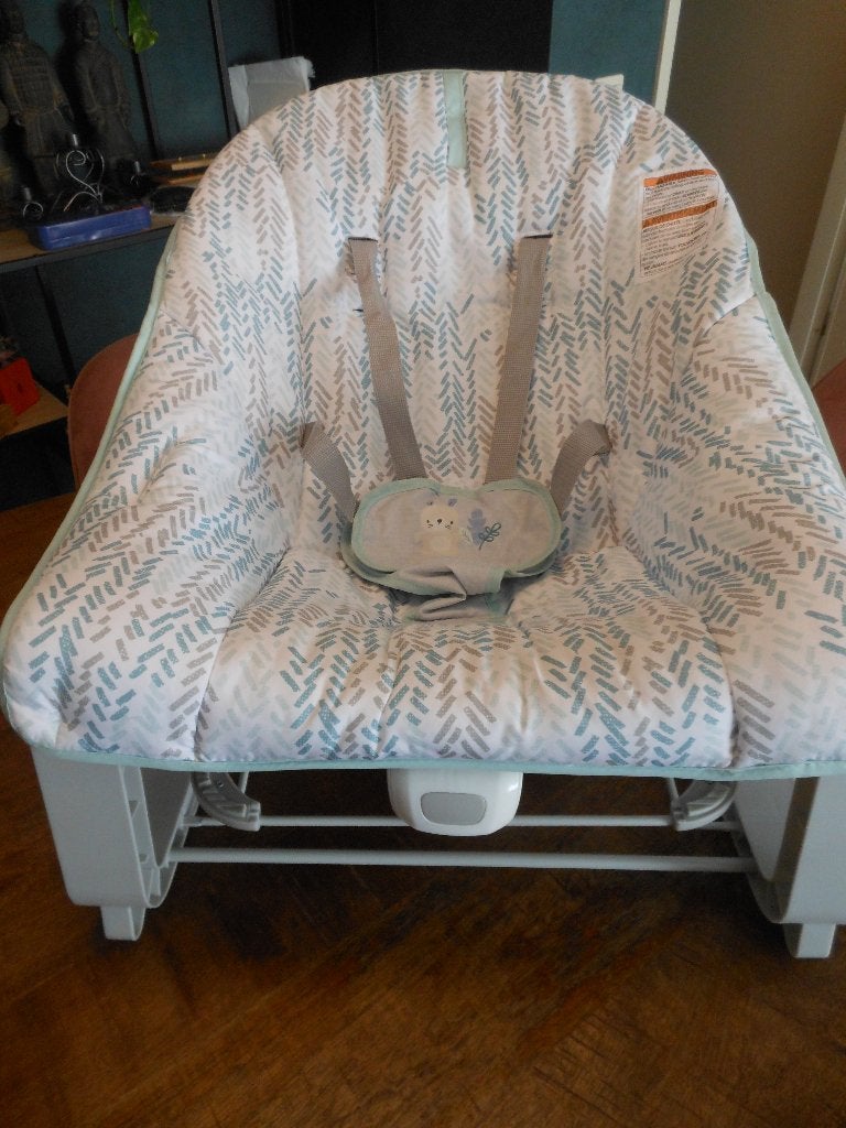 Ingenuity babystoeltje met trilfunctie ( Goede staat!), Wipstoel, Ophalen, Overige merken, Met gordel(s) of riempje(s)