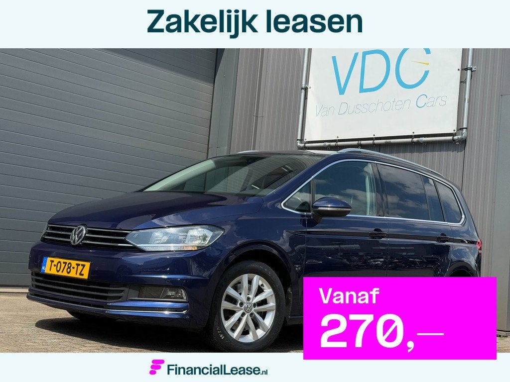 Volkswagen Touran 1.6 TDI SCR Highline | 7-Persoons | Trekha, Voorwielaandrijving, Gebruikt, 4 cilinders, Blauw