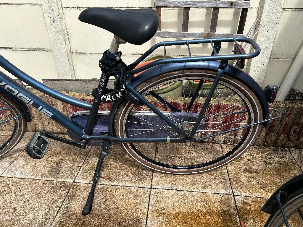 Meisjesfiets 26 inch met AXA slot en kettingslot, Fietsen en Brommers, Terugtraprem, Gebruikt, Ophalen, 26 inch of meer