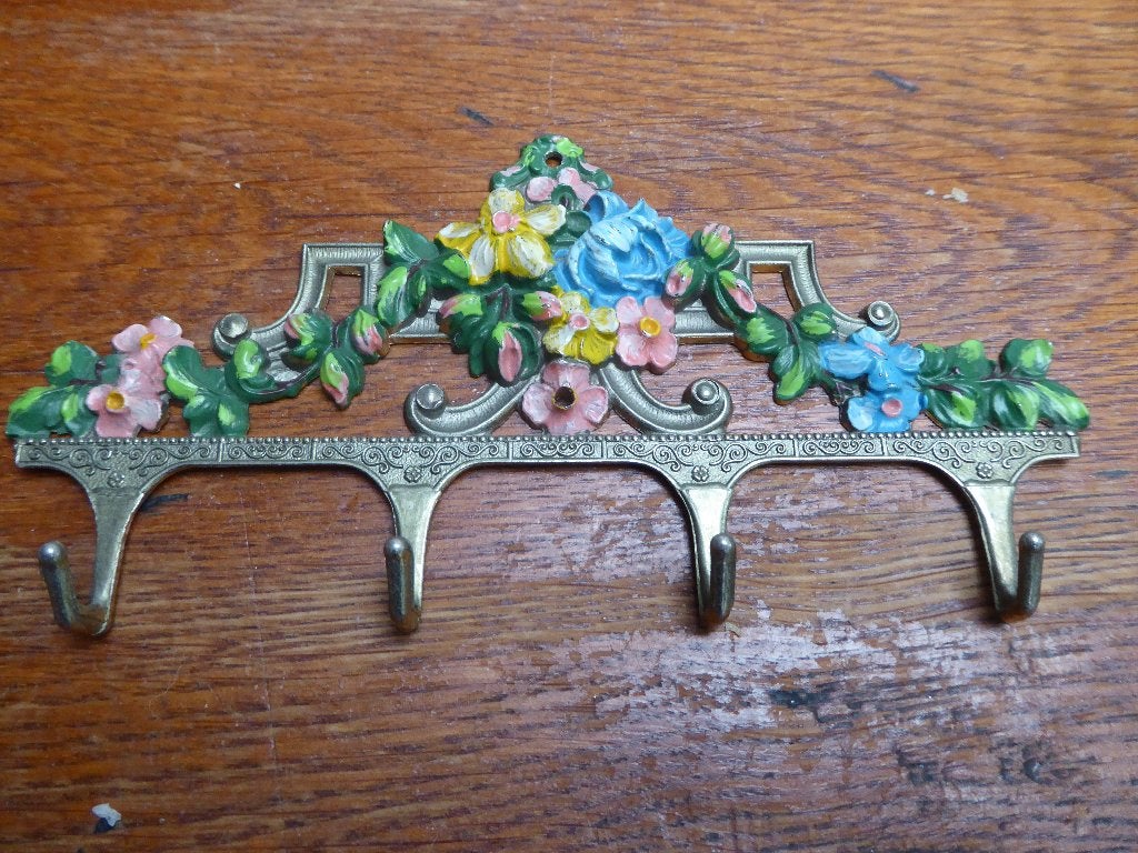 Vintage koperkleurig sleutelrekje, Italy, Ophalen of Verzenden