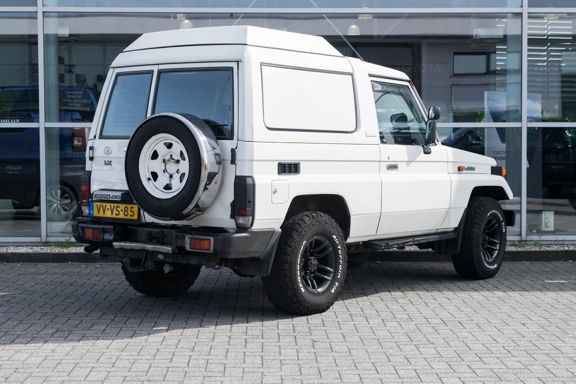 Toyota Land Cruiser 4.2 DSL FRP SHD 4WD, Auto's, Euro 2, Stof, 4164 cc, Wit