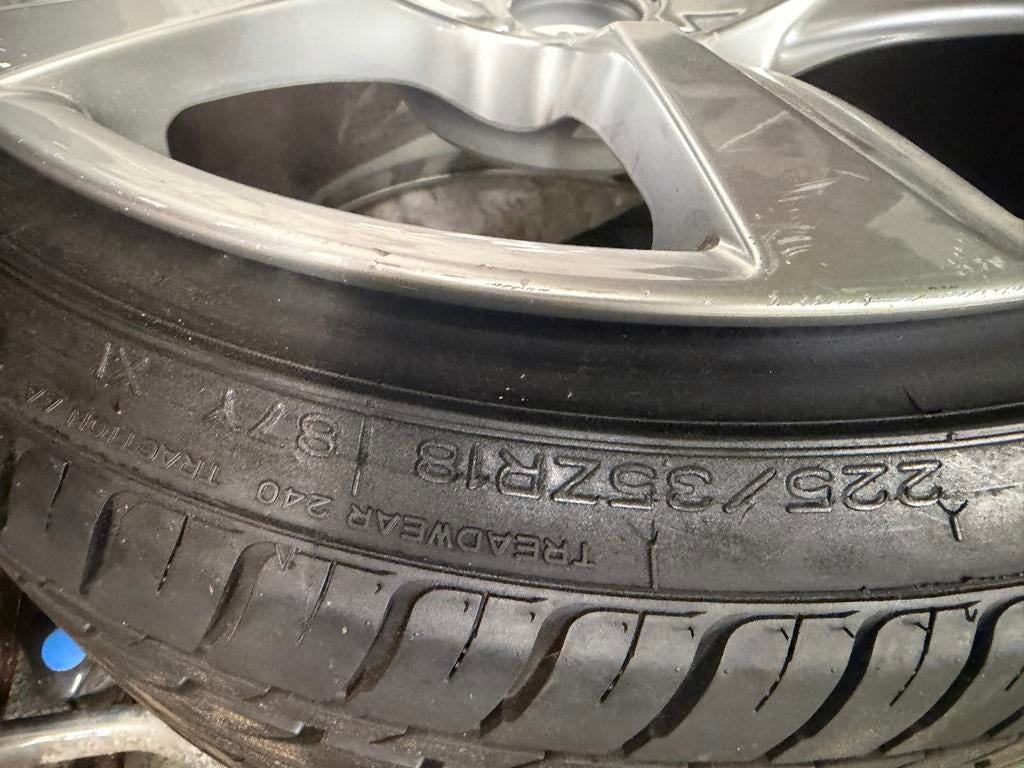 18 inch Audi velgen 5x112 - Nieuwe banden nodig, Ophalen, Gebruikt