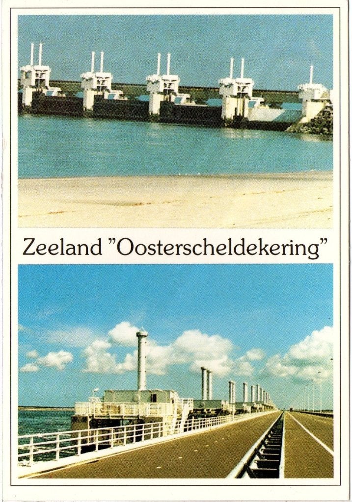 Zeeland  Oosterscheldekering, Verzamelen, Ophalen of Verzenden, 1980 tot heden, Gelopen, Zeeland