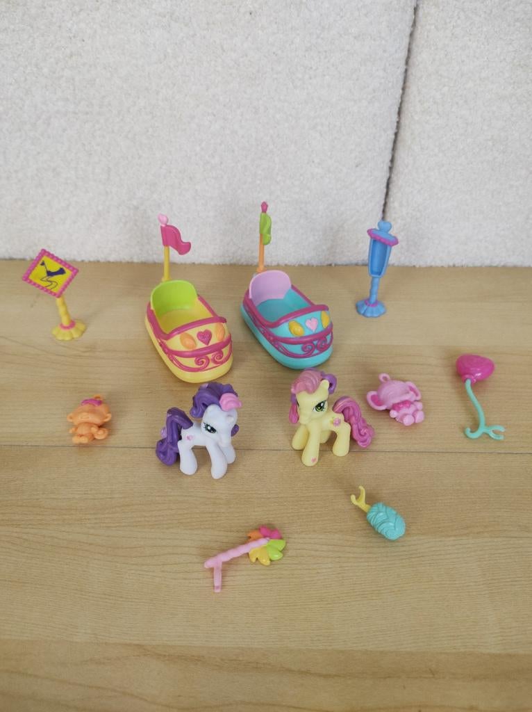 My Little Pony speelset met figuren en accessoires, Ophalen of Verzenden, Gebruikt