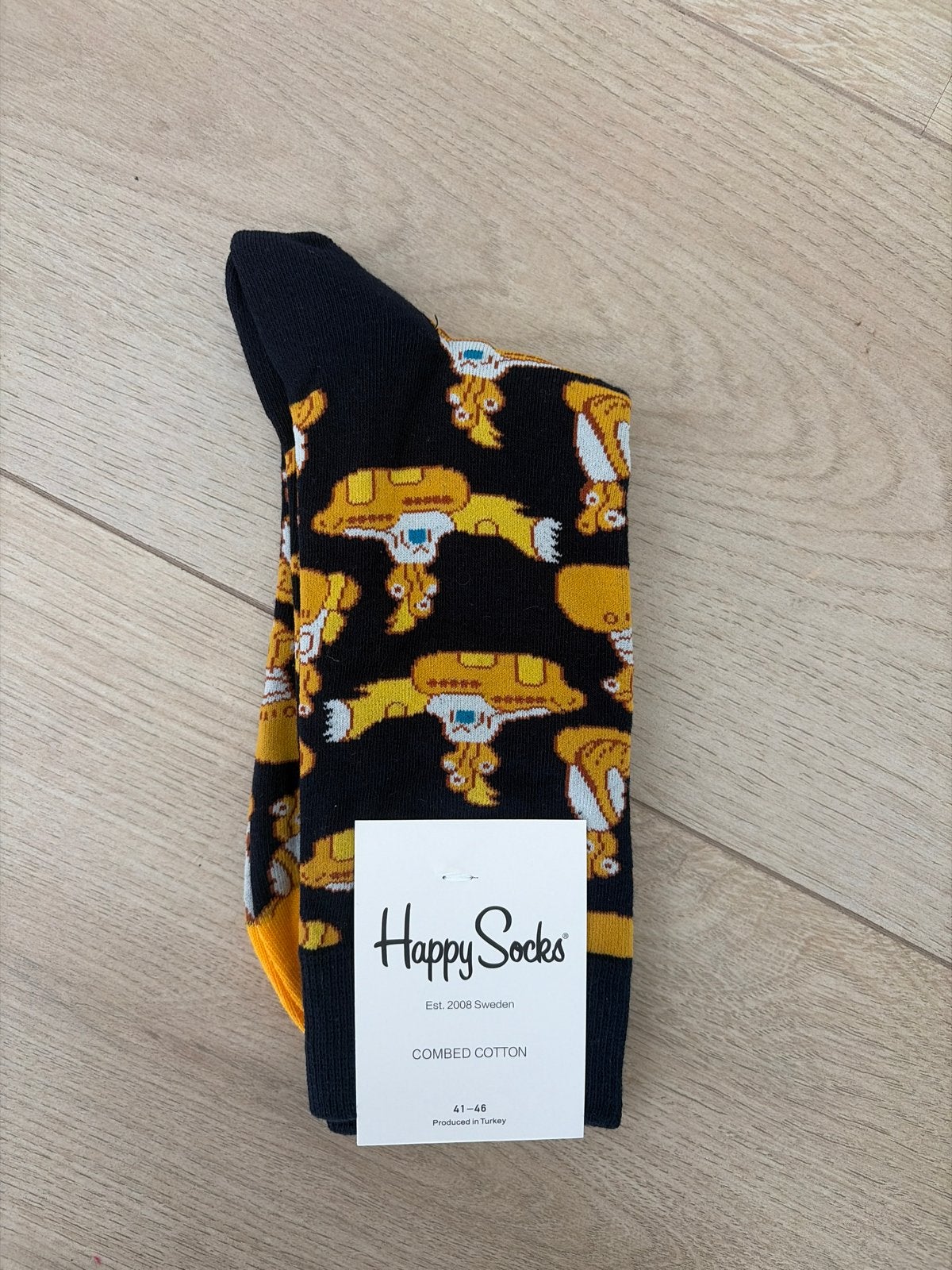Happy Socks The Beatles Yellow Submarine Sokken, Verzenden, Nieuw, Maat 43 t/m 46, Zwart