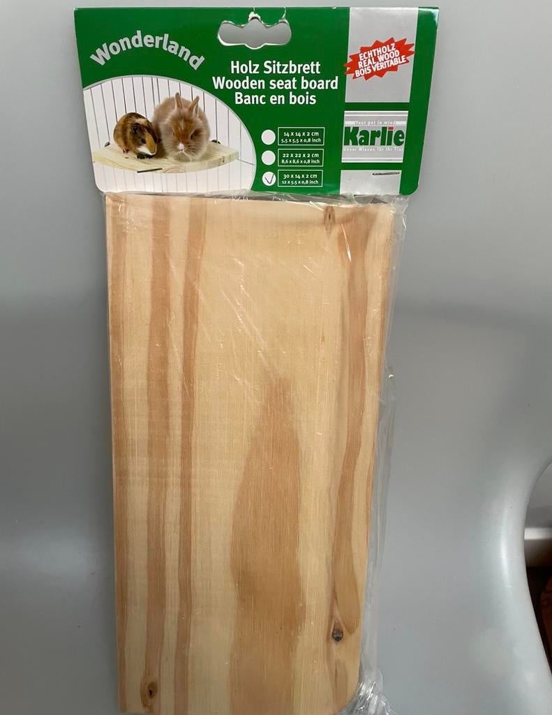Karlie Wonderland houten zitplankje knaagdieren en konijnen, ., Nieuw, Ophalen of Verzenden, .