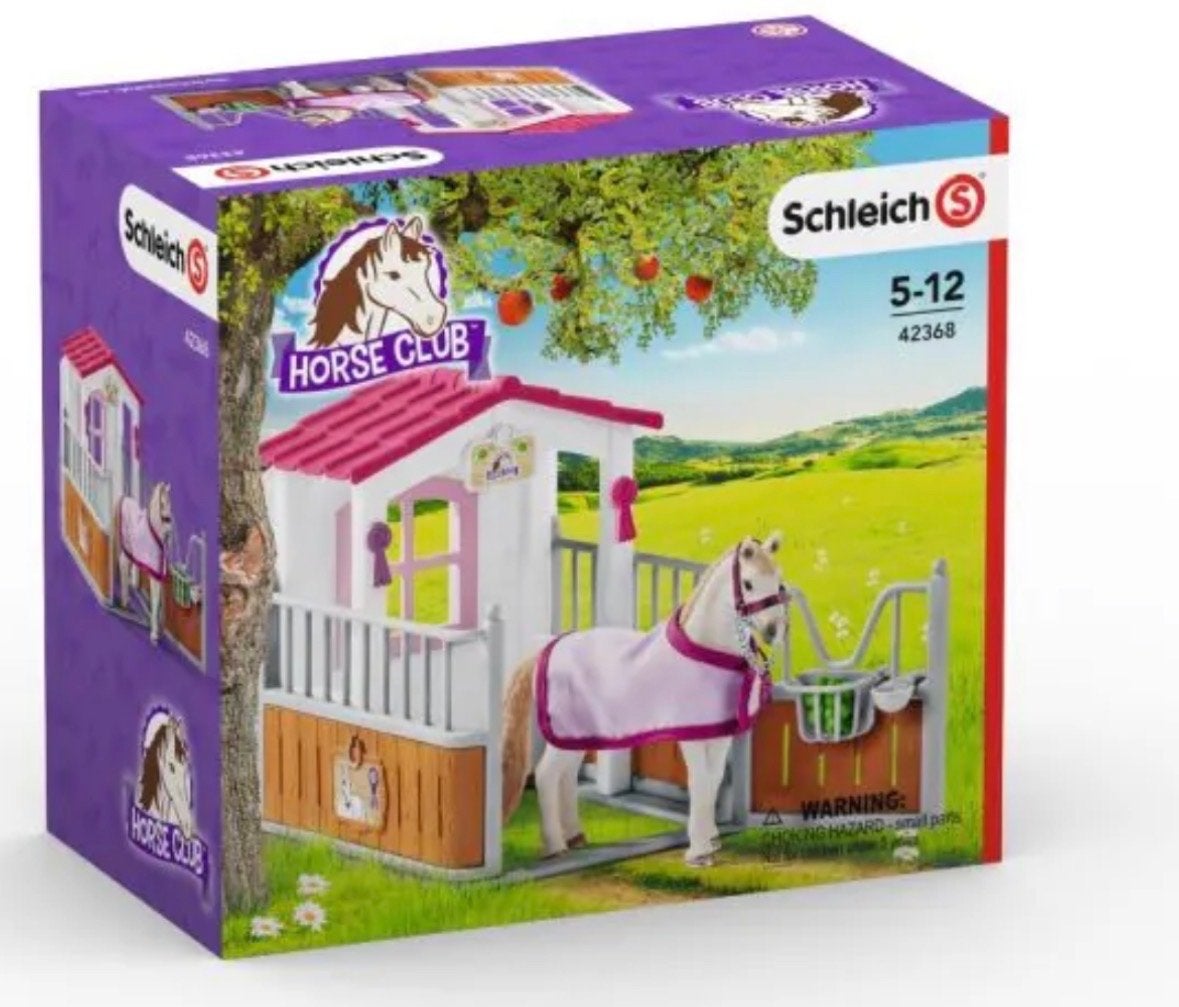 Schleich Horse Club 42368 paardenbox met Arabische merrie, Ophalen of Verzenden, Zo goed als nieuw, Meisje