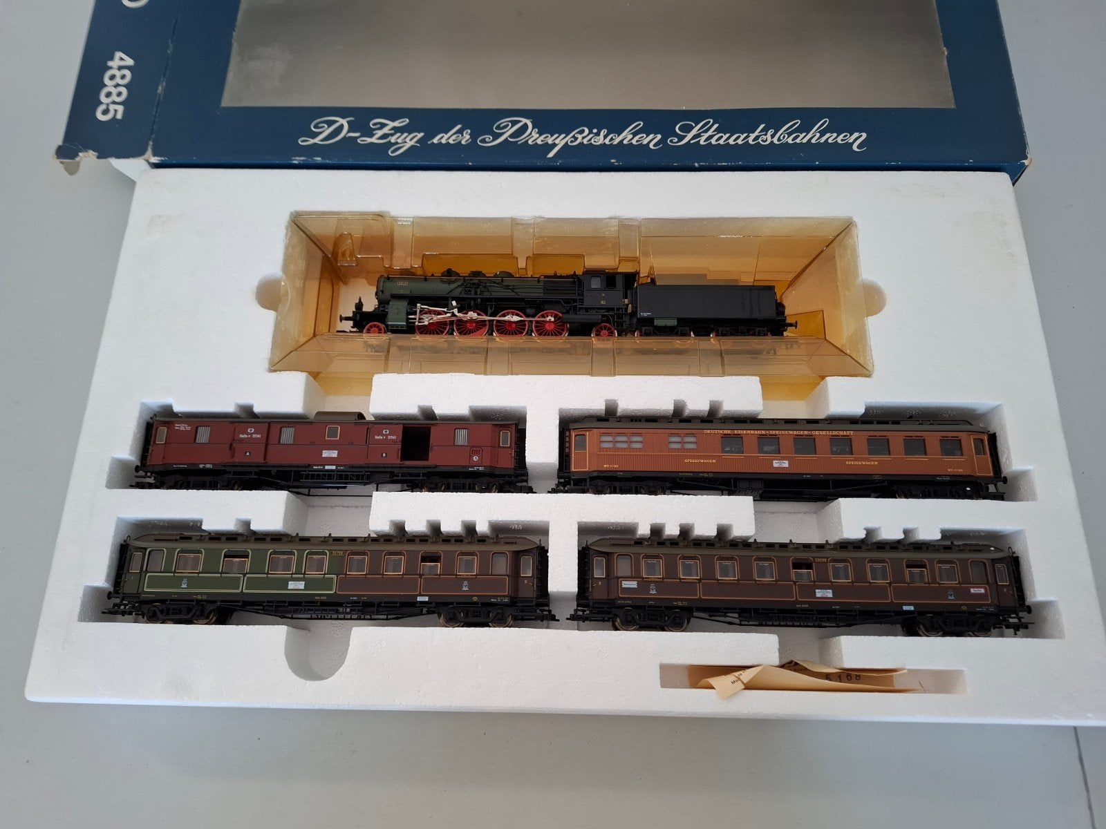 Fleischmann 4885 H0 Treinset Die Alten Preußen´ van de KPEV, Treinset, Gelijkstroom, Fleischmann, Nieuw