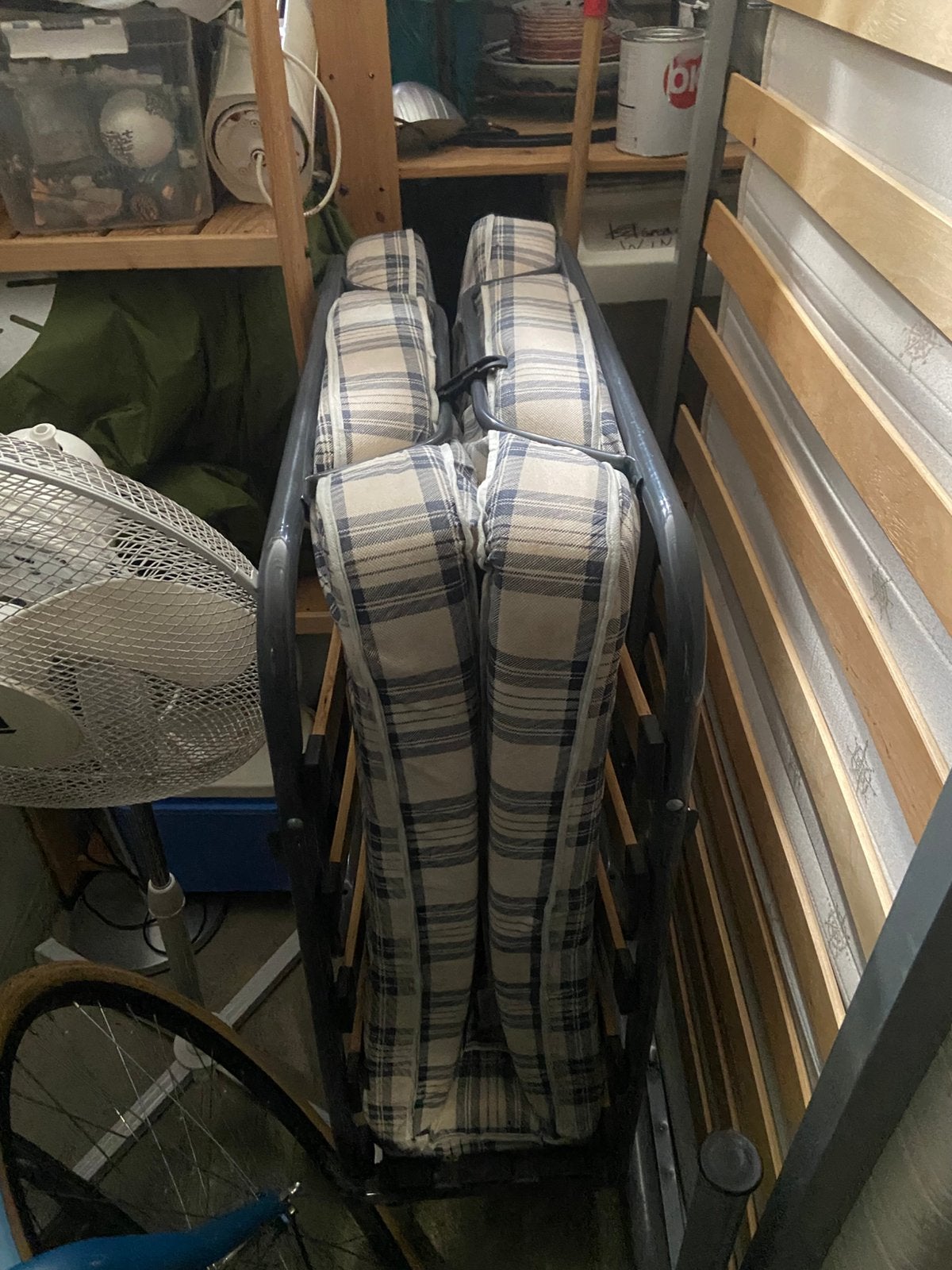 Opklapbaar eenpersoonsbed, 90 cm, Eenpersoons, Ophalen of Verzenden, Zo goed als nieuw