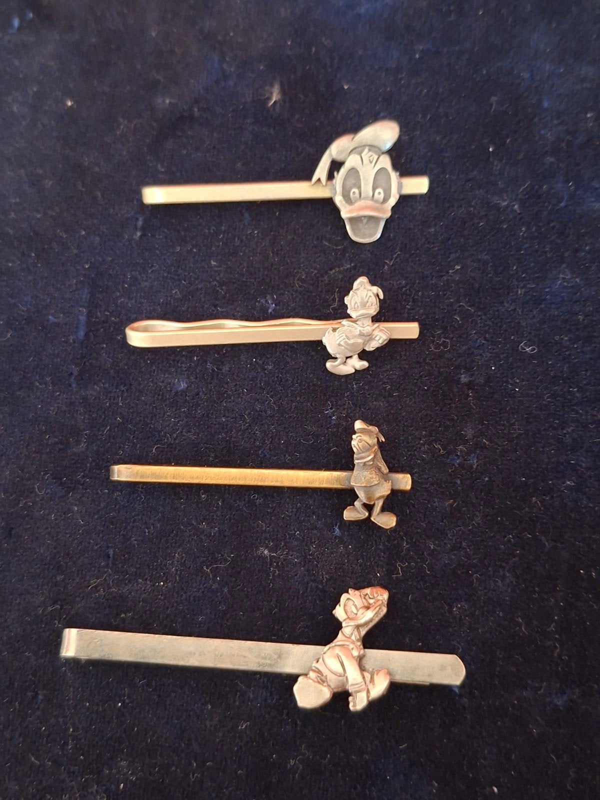 4 Oude Dasspelden DONALD DUCK, Ophalen of Verzenden, Gebruikt