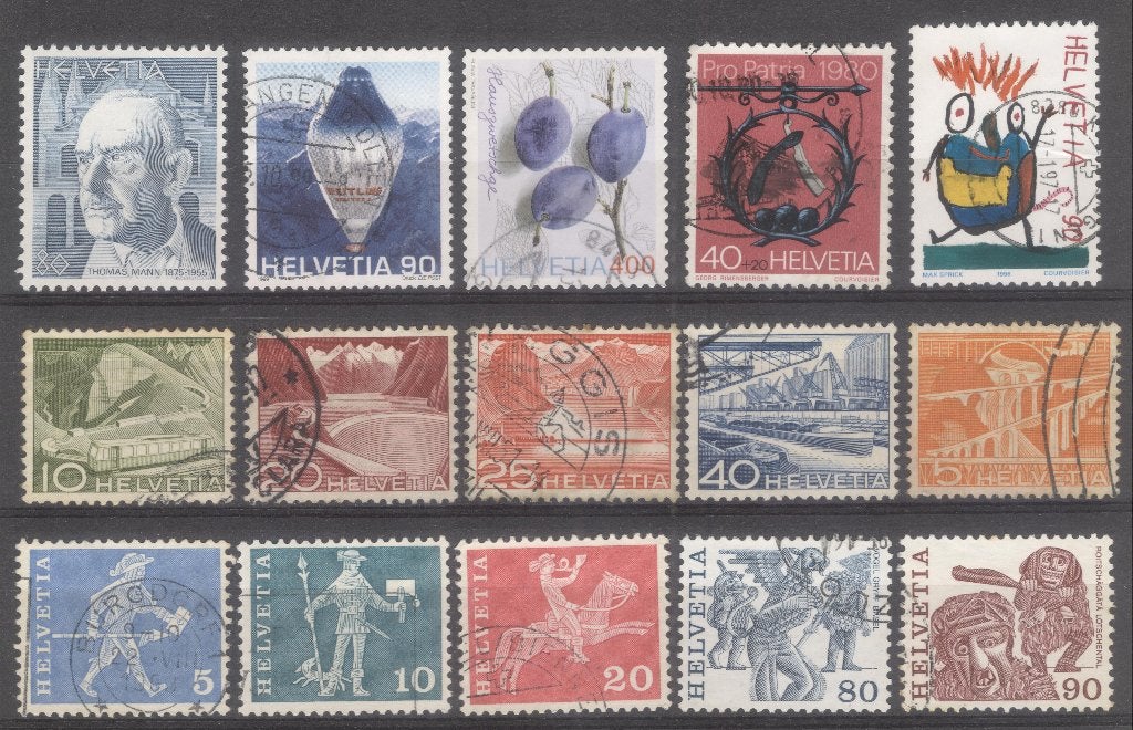 Zwitserland, Postzegels en Munten, Postzegels | Europa | Zwitserland, Verzenden, Gestempeld