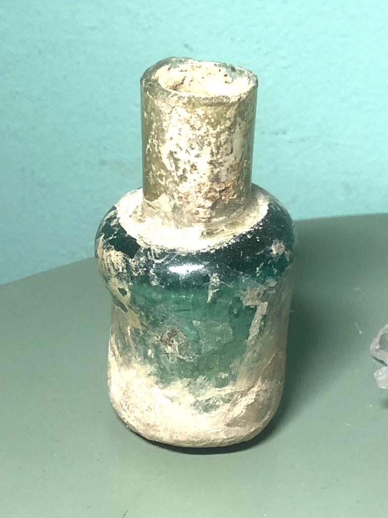 Mooi Romeins flesje 100-300AD, Verzenden, Gebruikt