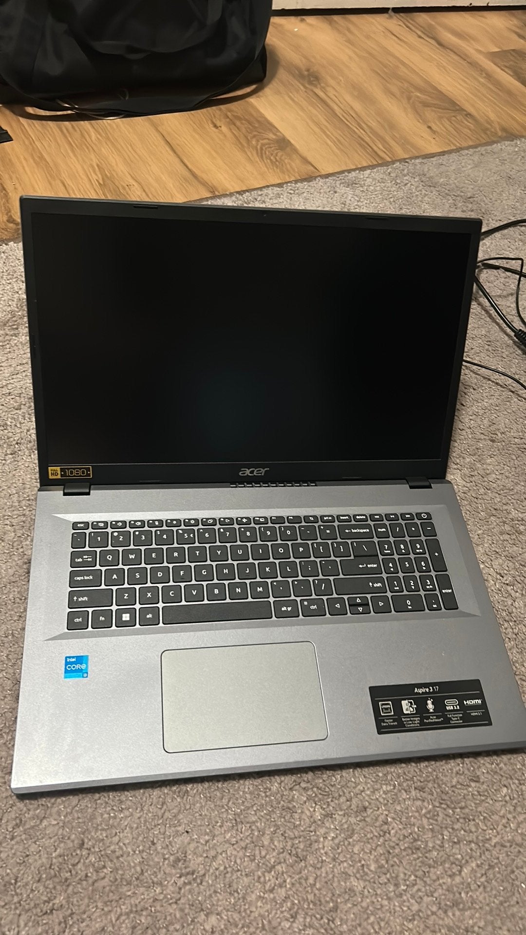 Laptop Acer Aspire 3 17, Computers en Software, Windows Laptops, Ophalen, 2 tot 3 Ghz, Qwerty, 8 GB