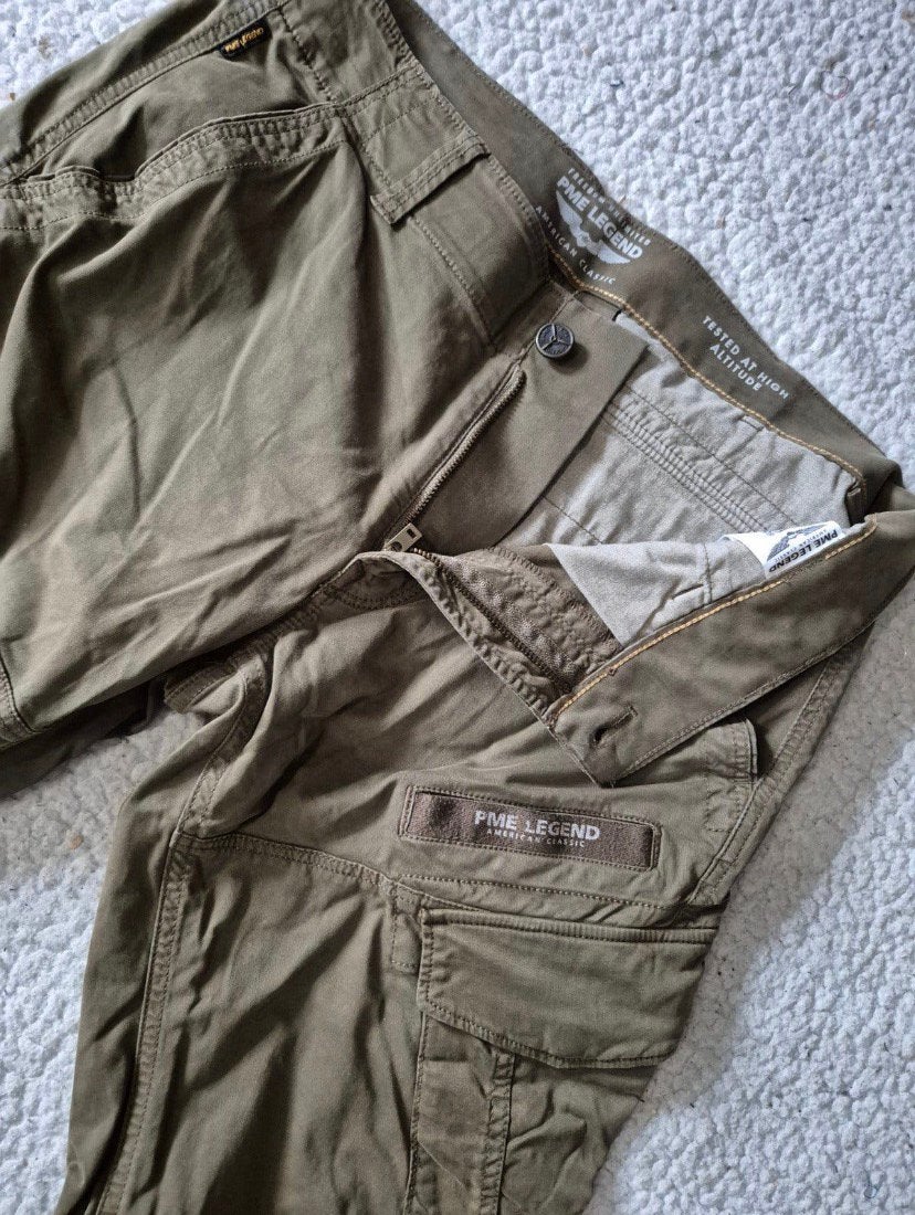 Pme legend Nordrop cargo broek jeans 33/30, Kleding | Heren, Overige kleuren, Verzenden, ., Zo goed als nieuw