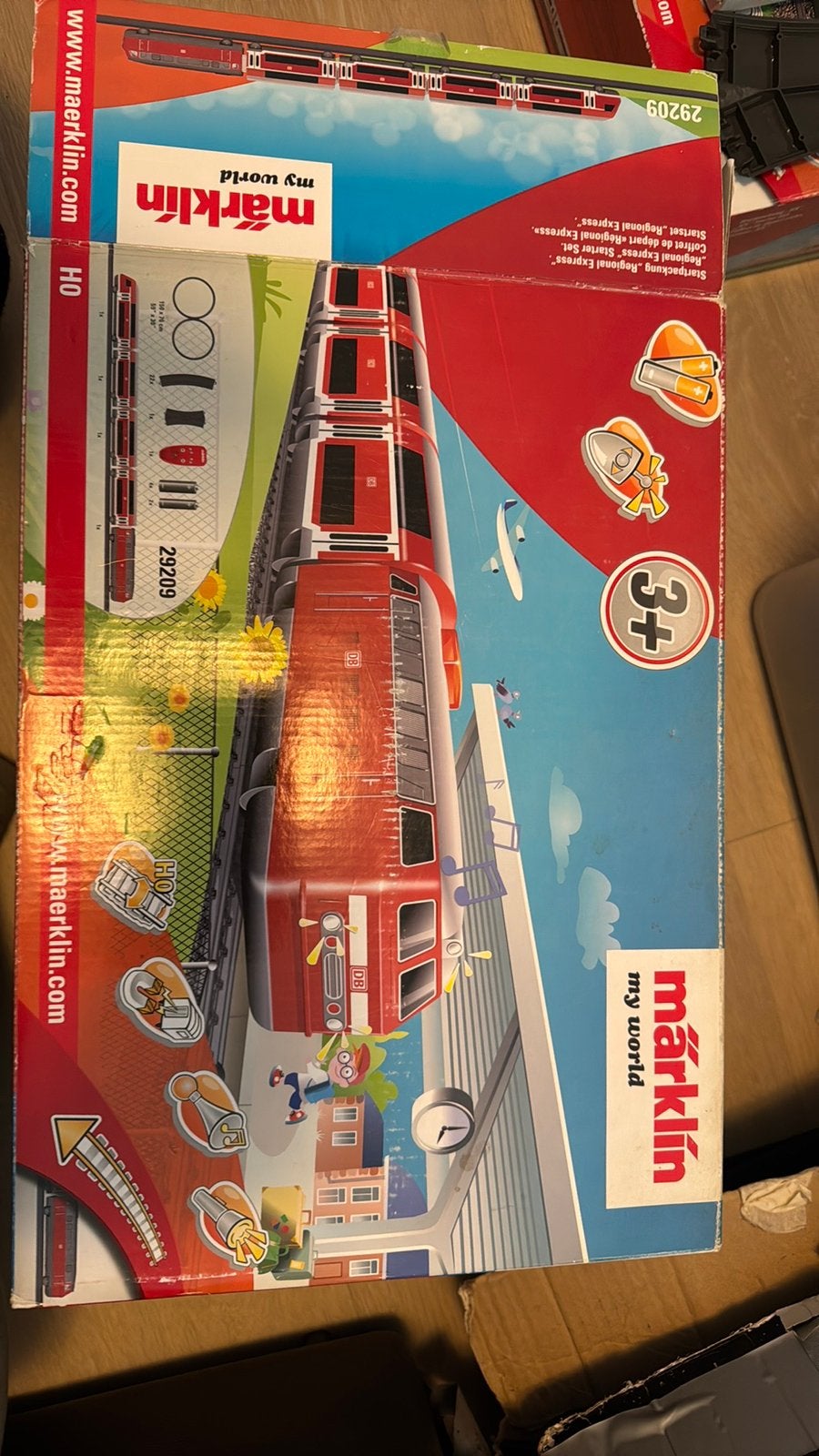 Regional Bahn set, Kinderen en Baby's, Speelgoed | Racebanen, Ophalen of Verzenden, Zo goed als nieuw, Elektrisch, Overige merken