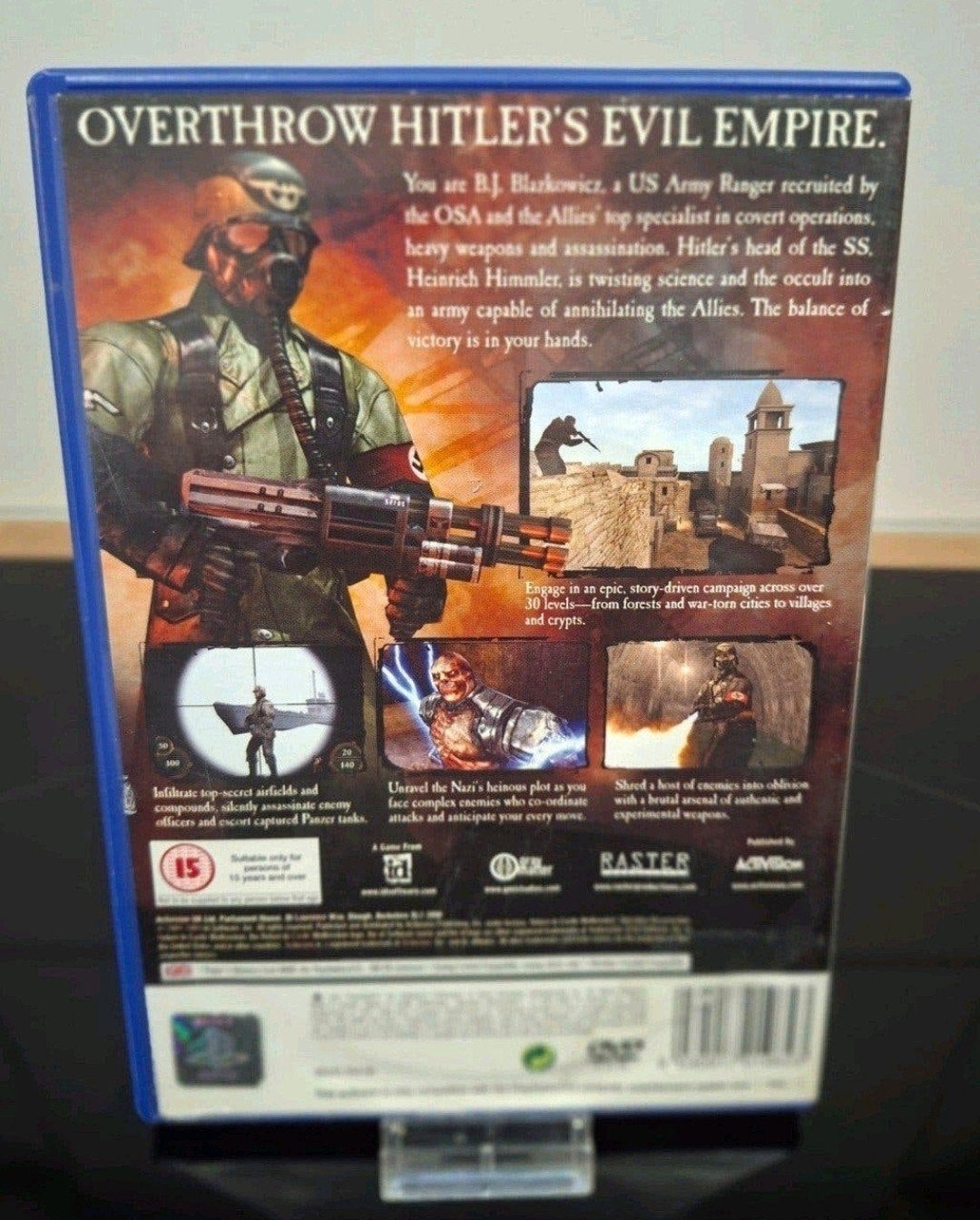 Return to Castle Wolfenstein: Operation Resurrection PS2, Spelcomputers en Games, Shooter, 1 speler, Ophalen of Verzenden, Zo goed als nieuw