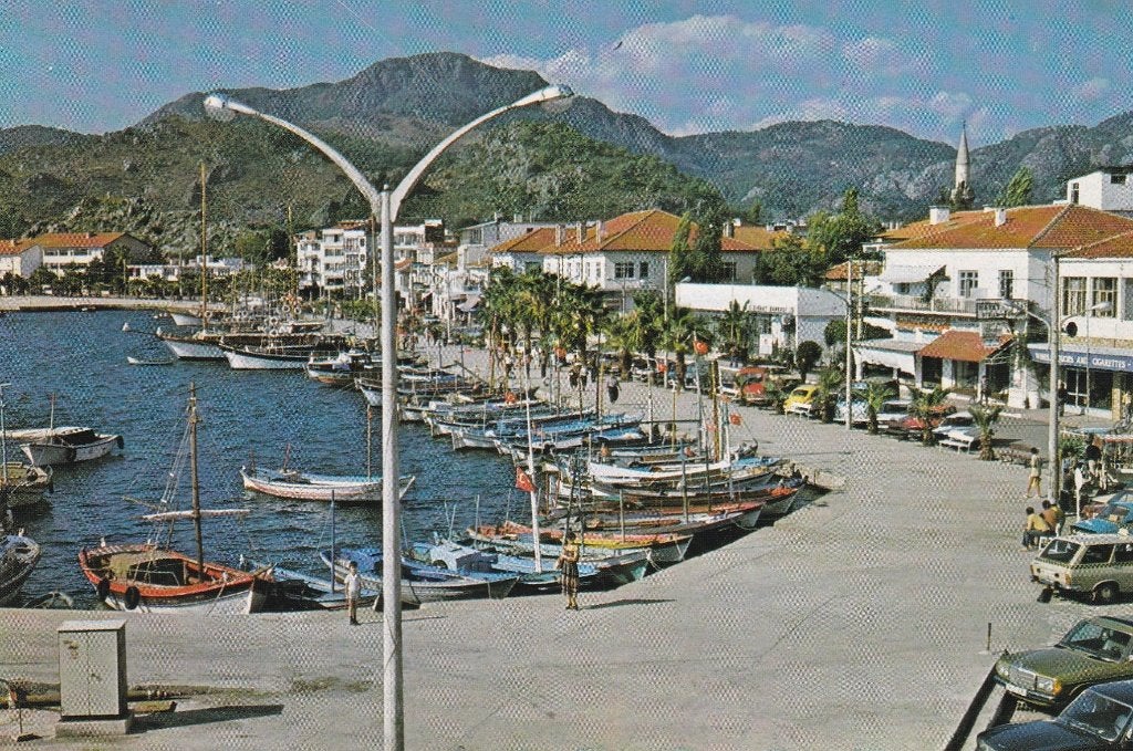 Turkije marmaris, Verzenden, 1960 tot 1980, Ongelopen, Buiten Europa