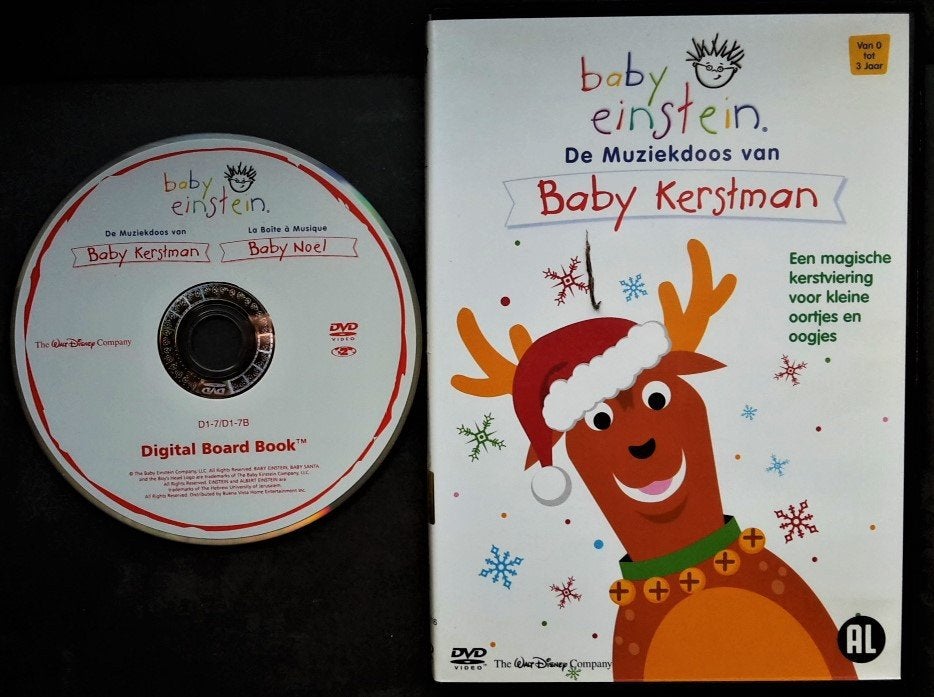 DVD - De Muziekdoos van Baby Kerstman - Baby Einstein Serie, Alle leeftijden, Ophalen of Verzenden, Zo goed als nieuw, Avontuur