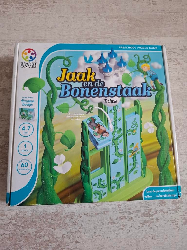 SmartGames JAAK EN DE BONENSTAAK de Luxe denk spel Sjaak, Ophalen of Verzenden, Nieuw