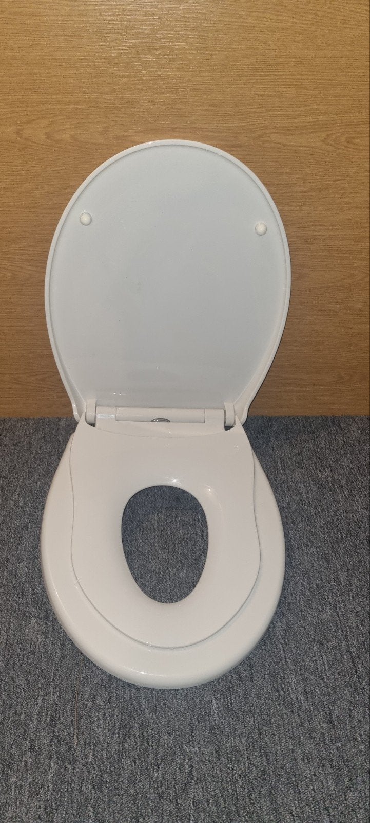 Witte toiletbril met kinderzitje, Doe-het-zelf en Verbouw, Sanitair, Ophalen, Gebruikt, Toilet