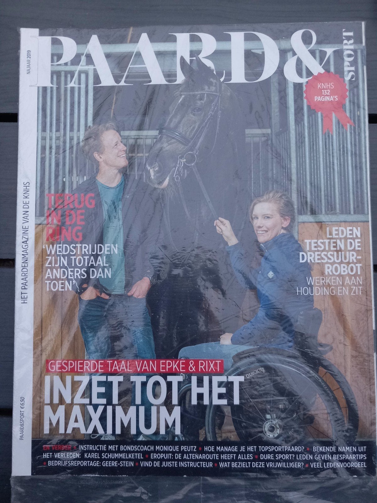 Paard & Sport Magazine Najaar 2019 - Nieuw in verpakking, Ophalen of Verzenden, Nieuw, Overige sporten