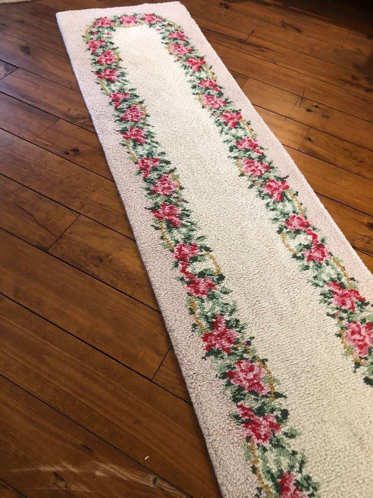 Prachtige vintage loper, 330 x 70 cm, super hip!, 200 cm of meer, Zo goed als nieuw, Rechthoekig, 50 tot 100 cm
