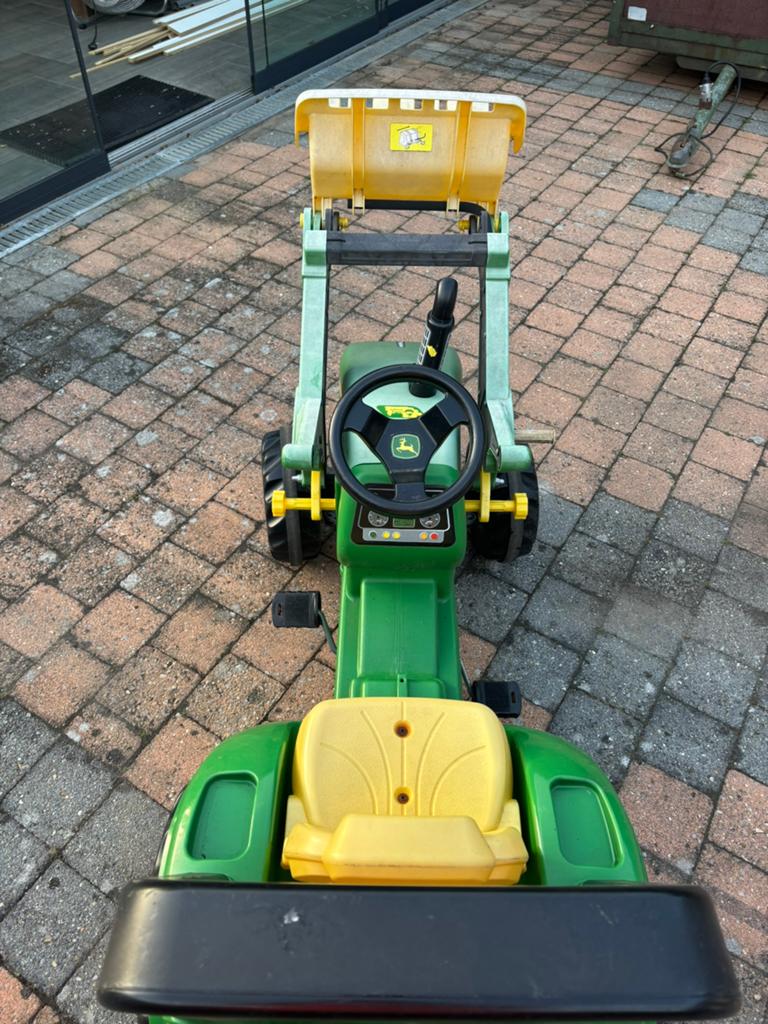 John Deere trap tractor met voorlader en sleeptouw/lier, Ophalen, Gebruikt, Trapvoertuig
