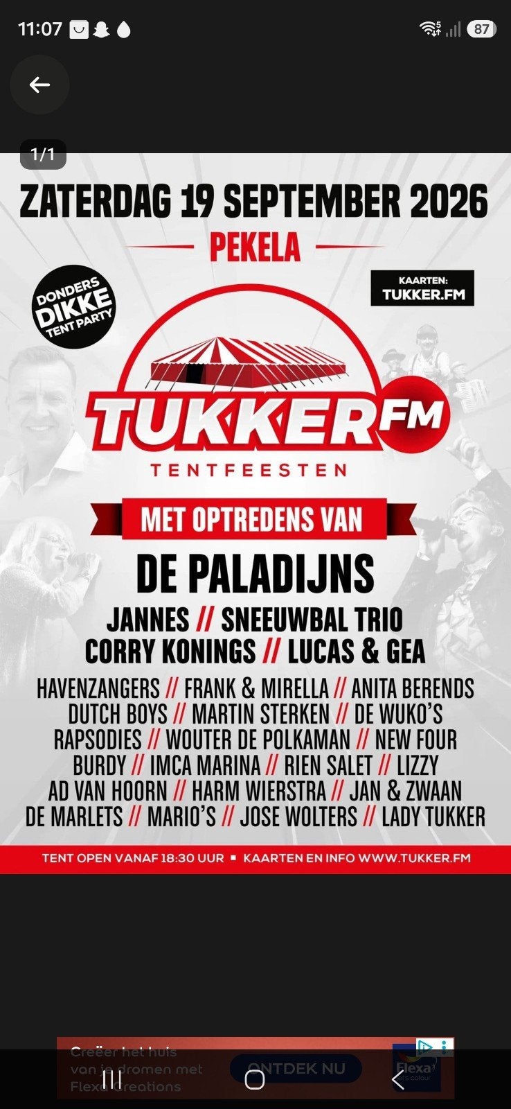 3 kaarten donders dikke tent party