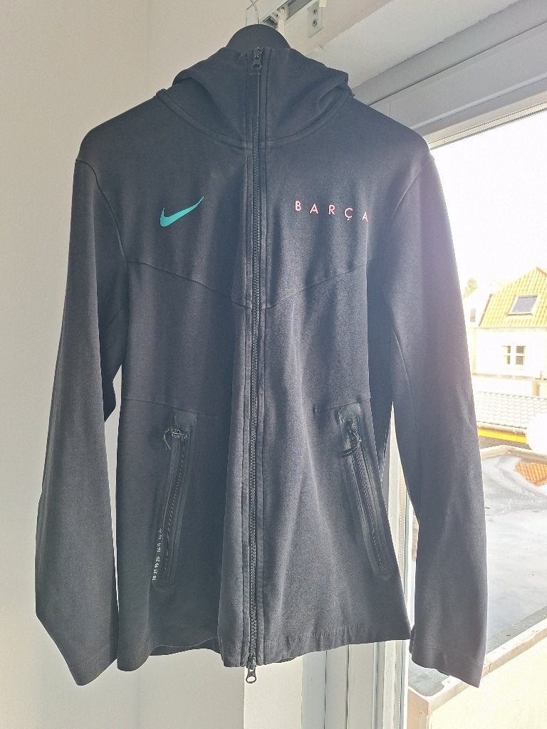 Nike FC Barcelona zwart heren trainingspak in maat S - M, Maat 48/50 (M), Zwart, Nike, Ophalen of Verzenden
