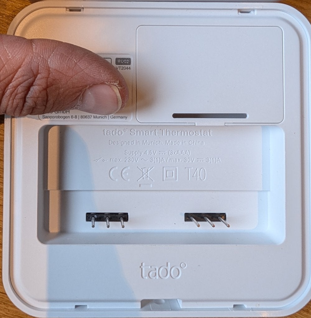 Tado Draadloze Slimme Thermostaat V3+, Thermostaat, Gebruikt, Minder dan 30 cm, Minder dan 60 cm